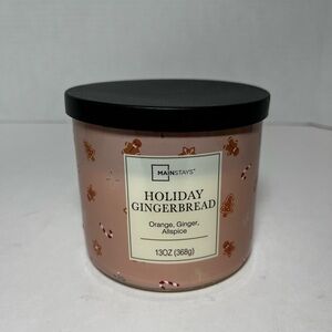 Mainstays Holiday Gingerbread Three-wick Candle